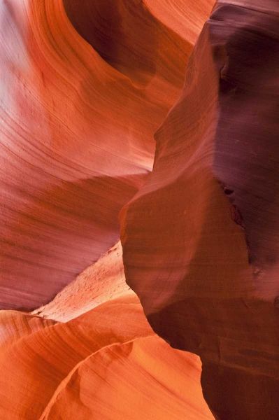 AZ, Sandstone formation in Antelope Canyon